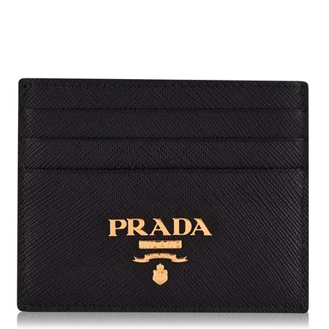 prada card holder white